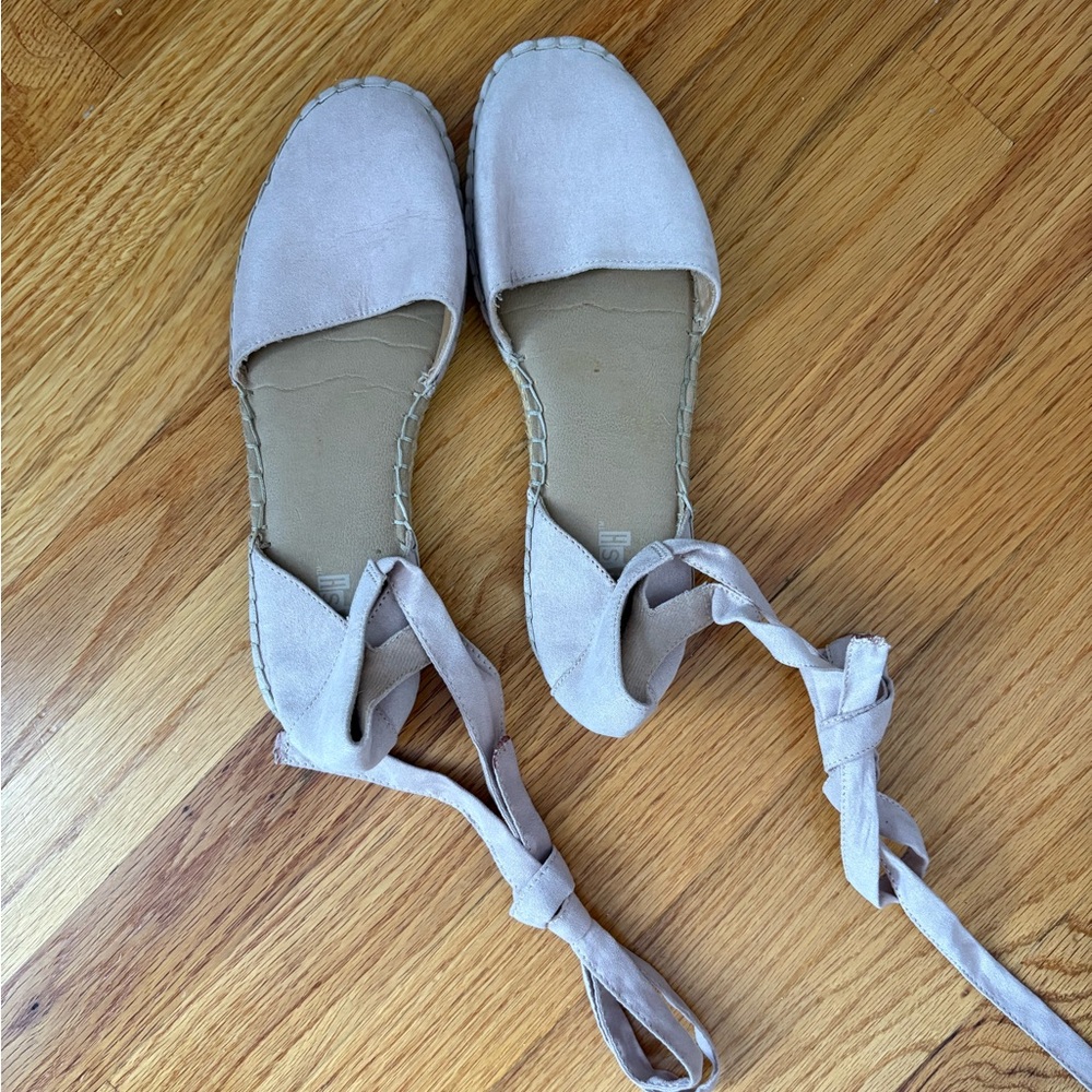 Brash Women's light Pink Espadrille Flats